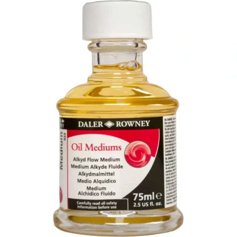 Daler-Rowney Alkyd Flow Medium - Little Painter Art | Exploring the Endless Possibilities of Art| Brush