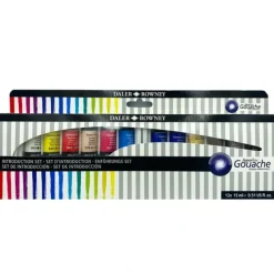 Daler-Rowney Aquafine Gouache Introduction Set - 12 x 15ml - Little Painter Art | Exploring the Endless Possibilities of Art| Pigment