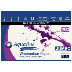 Daler-Rowney Aquafine JUMBO Watercolour Pads - 300gsm (140lb) - COLD PRESSED - Little Painter Art | Exploring the Endless Possibilities of Art| Shop All
