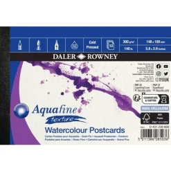 Daler-Rowney Aquafine Texture Watercolour Postcards - Little Painter Art | Exploring the Endless Possibilities of Art| Shop All