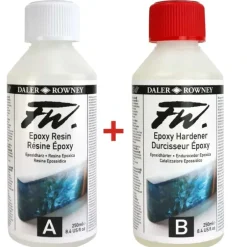 Daler-Rowney FW Epoxy Resin (A) and Hardener (B) - Little Painter Art | Exploring the Endless Possibilities of Art| Canvas