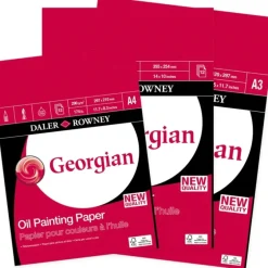 Daler-Rowney Georgian Oil Painting Pad - Little Painter Art | Exploring the Endless Possibilities of Art| Canvas