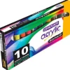 Daler-Rowney Graduate Acrylic Selection Set - 10 x 38ml Tubes - Little Painter Art | Exploring the Endless Possibilities of Art| Canvas