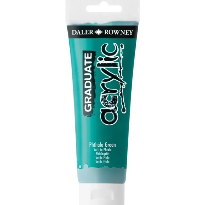 Daler-Rowney Graduate Acrylic Paint - 120ml - Little Painter Art | Exploring the Endless Possibilities of Art| Canvas