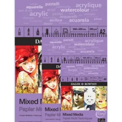 Daler-Rowney Optima Mixed Media Spiral Pads - Little Painter Art | Exploring the Endless Possibilities of Art| Shop All