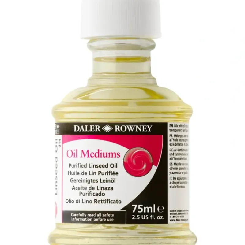 Daler-Rowney Purified Linseed Oil - Little Painter Art | Exploring the Endless Possibilities of Art| Shop All