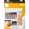 Daler-Rowney Simply Acrylic Set - 25 Pieces - Little Painter Art | Exploring the Endless Possibilities of Art| Brush