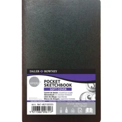Daler-Rowney Simply Pocket Sketchbook - 24 Sheets - Soft Cover - Little Painter Art | Exploring the Endless Possibilities of Art| Shop All