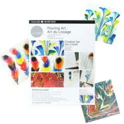 Daler-Rowney Simply Pouring Art Creative Set - Little Painter Art | Exploring the Endless Possibilities of Art| Canvas
