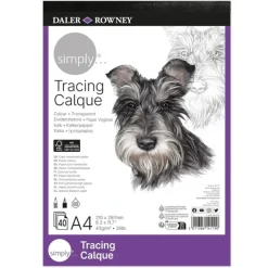 Daler-Rowney Simply Tracing Paper Pads - A4 40 Sheets 43gsm - Little Painter Art | Exploring the Endless Possibilities of Art| Shop All