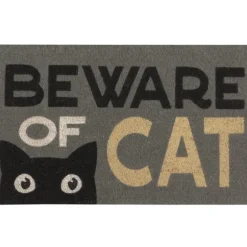 Danica Beware of Cat Doormat - Little Painter Art | Exploring the Endless Possibilities of Art| Hot