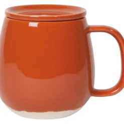 Danica Heirloom Tint Stoneware Mug with Lid 16oz - Terracotta Red - Little Painter Art | Exploring the Endless Possibilities of Art| Shop All