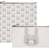 Danica Jubilee Snack Bags Set of 2 - Bunny Rabbit - Little Painter Art | Exploring the Endless Possibilities of Art| Hot