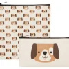 Danica Jubilee Snack Bags Set of 2 - Daydream Dog - Little Painter Art | Exploring the Endless Possibilities of Art| Hot