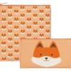 Danica Jubilee Snack Bags Set of 2 - Daydream Fox - Little Painter Art | Exploring the Endless Possibilities of Art| Hot