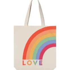 Danica Jubilee Tote Bag - Love Rainbow - Little Painter Art | Exploring the Endless Possibilities of Art| Hot