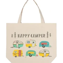 Danica Jubilee Tote Bag - Happy Camper - Little Painter Art | Exploring the Endless Possibilities of Art| Hot