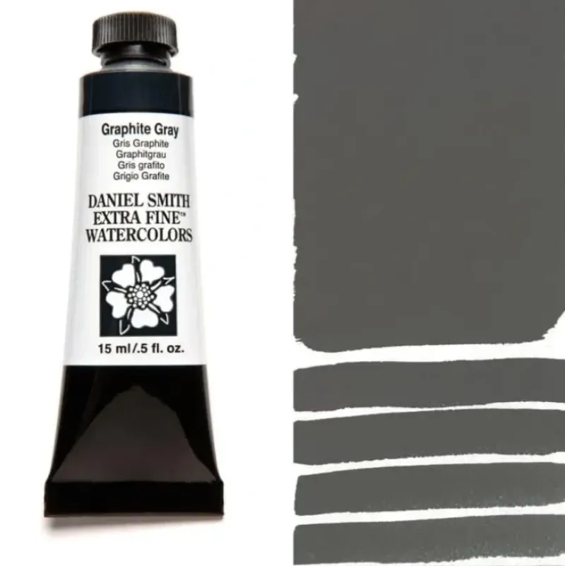 Daniel Smith Extra Fine Watercolour 15ml Tube - Graphite Grey - Little Painter Art | Exploring the Endless Possibilities of Art| Hot