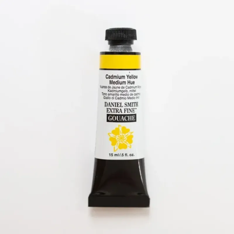 Daniel Smith Gouache 15ml Cadmium Yellow Medium Hue 3 - Little Painter Art | Exploring the Endless Possibilities of Art| Shop All