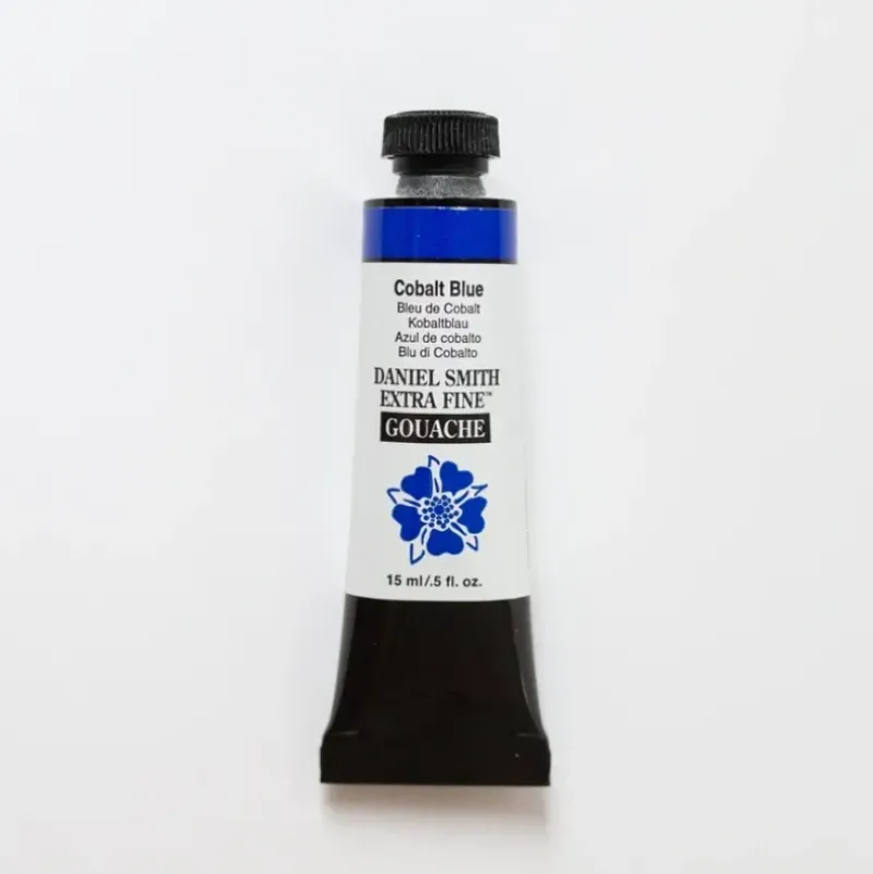 Daniel Smith Gouache 15ml Cobalt Blue 3 - Little Painter Art | Exploring the Endless Possibilities of Art| Shop All