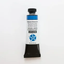 Daniel Smith Gouache 15ml Iridescent Electric Blue 1 - Little Painter Art | Exploring the Endless Possibilities of Art| Shop All
