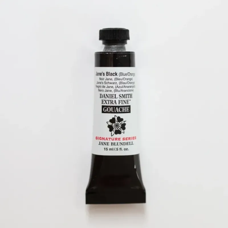 Daniel Smith Gouache 15ml Jane's Black (Blue/Orange) 2 - Little Painter Art | Exploring the Endless Possibilities of Art| Shop All