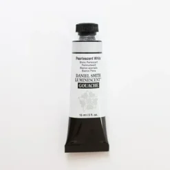 Daniel Smith Gouache 15ml Pearlescent White 1 - Little Painter Art | Exploring the Endless Possibilities of Art| Shop All