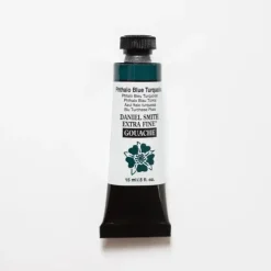 Daniel Smith Gouache 15ml Phthalo Blue Turquoise 2 - Little Painter Art | Exploring the Endless Possibilities of Art| Shop All