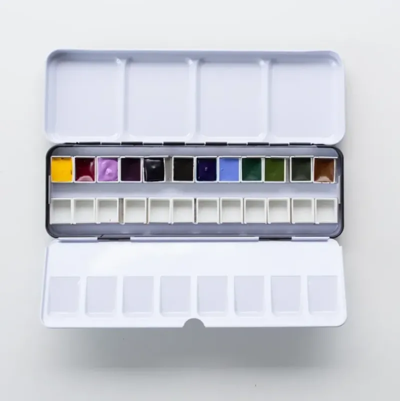 Daniel Smith Watercolor 12 Colours of inspiration Half Pan Metal Tin set - Little Painter Art | Exploring the Endless Possibilities of Art| Shop All