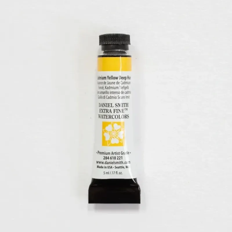 Daniel Smith Watercolor 5ml Cadmium Yellow Deep 3 - Little Painter Art | Exploring the Endless Possibilities of Art| Shop All