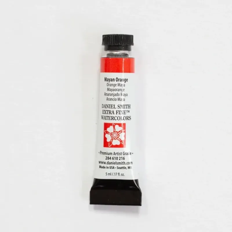 Daniel Smith Watercolor 5ml Mayan Orange 3 - Little Painter Art | Exploring the Endless Possibilities of Art| Shop All