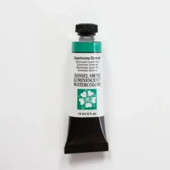 Daniel Smith Watercolor 15ml Duochrome Emerald 1 - Little Painter Art | Exploring the Endless Possibilities of Art| Pigment