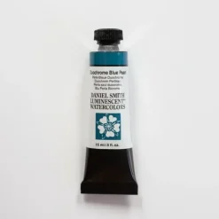 Daniel Smith Watercolor 15ml Duochrome Blue Pearl 1 - Little Painter Art | Exploring the Endless Possibilities of Art| Pigment