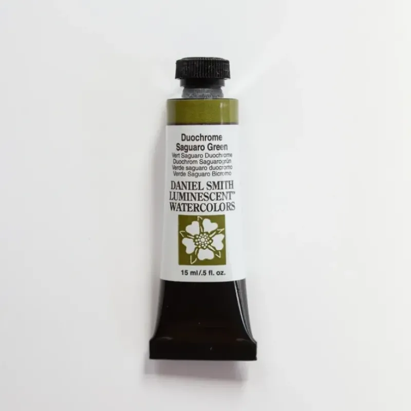 Daniel Smith Watercolor 15ml Duochrome Saguaro Green 1 - Little Painter Art | Exploring the Endless Possibilities of Art| Pigment