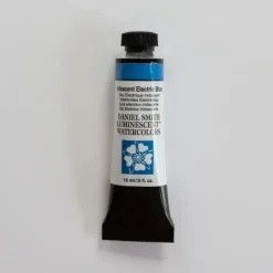 Daniel Smith Watercolor 15ml Iridescent Electric Blue 1 - Little Painter Art | Exploring the Endless Possibilities of Art| Pigment