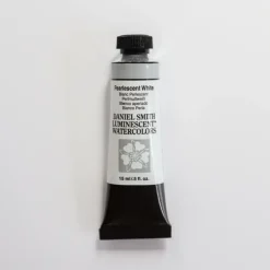 Daniel Smith Watercolor 15ml Pearlescent White 1 - Little Painter Art | Exploring the Endless Possibilities of Art| Pigment