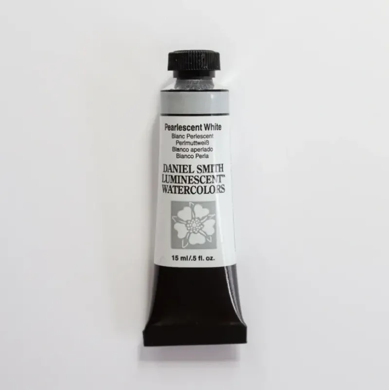 Daniel Smith Watercolor 15ml Pearlescent White 1 - Little Painter Art | Exploring the Endless Possibilities of Art| Pigment