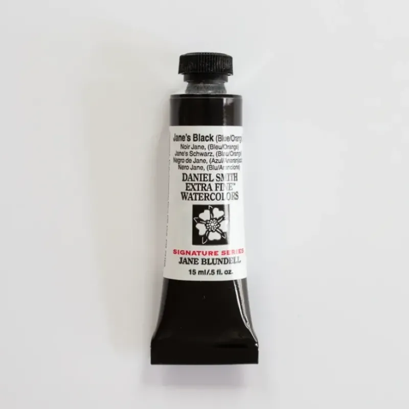 Daniel Smith Watercolor 15ml Extra Fine Black (Blue/Orange) 2 - Little Painter Art | Exploring the Endless Possibilities of Art| Pigment
