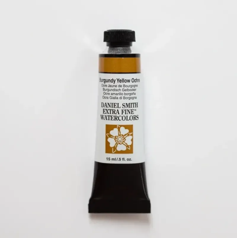 Daniel Smith Watercolor 15ml Extra Fine Burgundy Yellow Ochre 2 - Little Painter Art | Exploring the Endless Possibilities of Art| Pigment