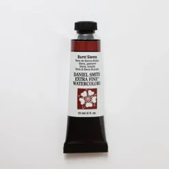 Daniel Smith Watercolor 15ml Extra Fine Burnt Sienna 1 - Little Painter Art | Exploring the Endless Possibilities of Art| Pigment