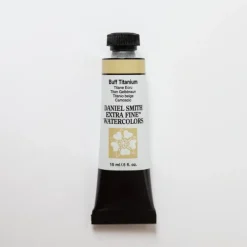 Daniel Smith Watercolor 15ml Extra Fine Buff Titanium 1 - Little Painter Art | Exploring the Endless Possibilities of Art| Pigment