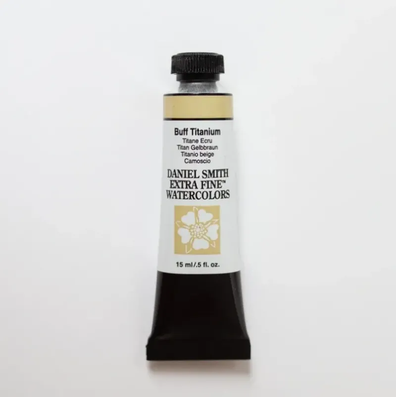 Daniel Smith Watercolor 15ml Extra Fine Buff Titanium 1 - Little Painter Art | Exploring the Endless Possibilities of Art| Pigment