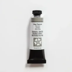Daniel Smith Watercolor 15ml Extra Fine Gray Titanium 1 - Little Painter Art | Exploring the Endless Possibilities of Art| Pigment