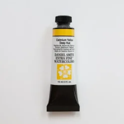 Daniel Smith Watercolor 15ml Extra Fine Cadmium Yellow Deep Hue 3 - Little Painter Art | Exploring the Endless Possibilities of Art| Pigment
