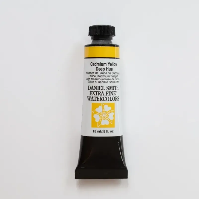 Daniel Smith Watercolor 15ml Extra Fine Cadmium Yellow Deep Hue 3 - Little Painter Art | Exploring the Endless Possibilities of Art| Pigment
