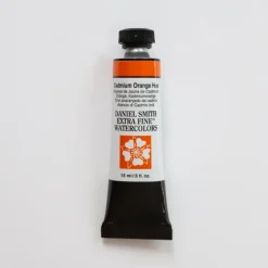 Daniel Smith Watercolor 15ml Extra Fine Cadmium Orange Hue 3 - Little Painter Art | Exploring the Endless Possibilities of Art| Pigment