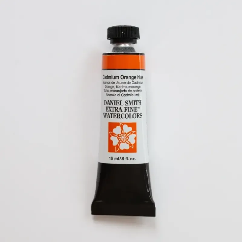 Daniel Smith Watercolor 15ml Extra Fine Cadmium Orange Hue 3 - Little Painter Art | Exploring the Endless Possibilities of Art| Pigment