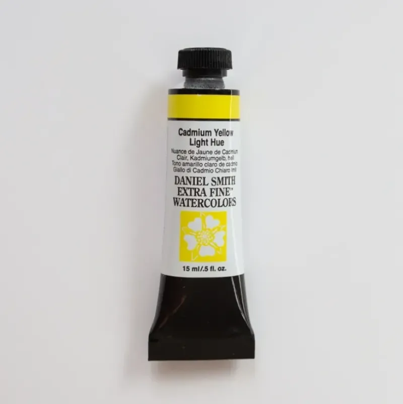 Daniel Smith Watercolor 15ml Extra Fine Cadmium Yellow Light Hue 3 - Little Painter Art | Exploring the Endless Possibilities of Art| Pigment