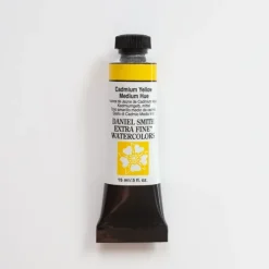Daniel Smith Watercolor 15ml Extra Fine Cadmium Yellow Medium Hue 3 - Little Painter Art | Exploring the Endless Possibilities of Art| Pigment