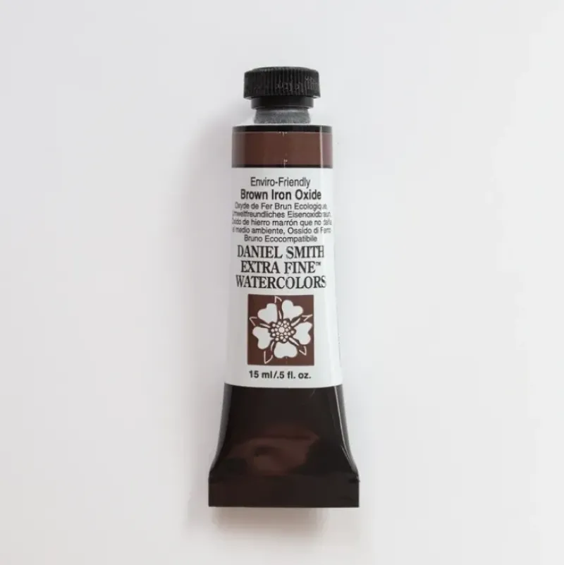 Daniel Smith Watercolor 15ml Extra Fine Eco-Friendly Brown Iron Oxide 2 - Little Painter Art | Exploring the Endless Possibilities of Art| Pigment